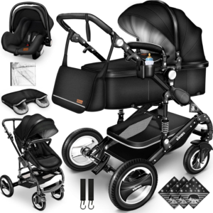 KIDUKU® Carricoche Anthracita: Versatilidad y Estilo para Bebés